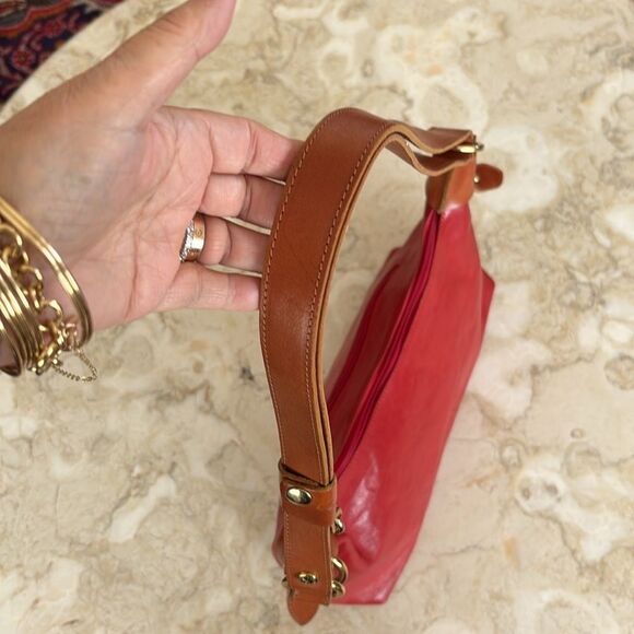 Vintage Valentina Leather Hobo Bag Made in Italy - Picture 8 of 16